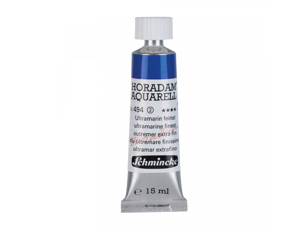 Farba akwarelowa Horadam Aquarell - Schmincke - 494, Ultramarine Finest, 15 ml