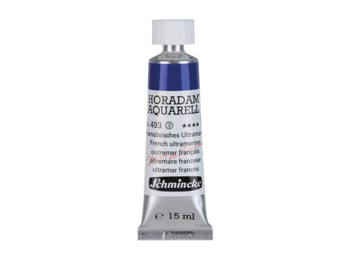 Horadam Aquarell watercolor paint - Schmincke - 493, French Ultramarine, 15 ml