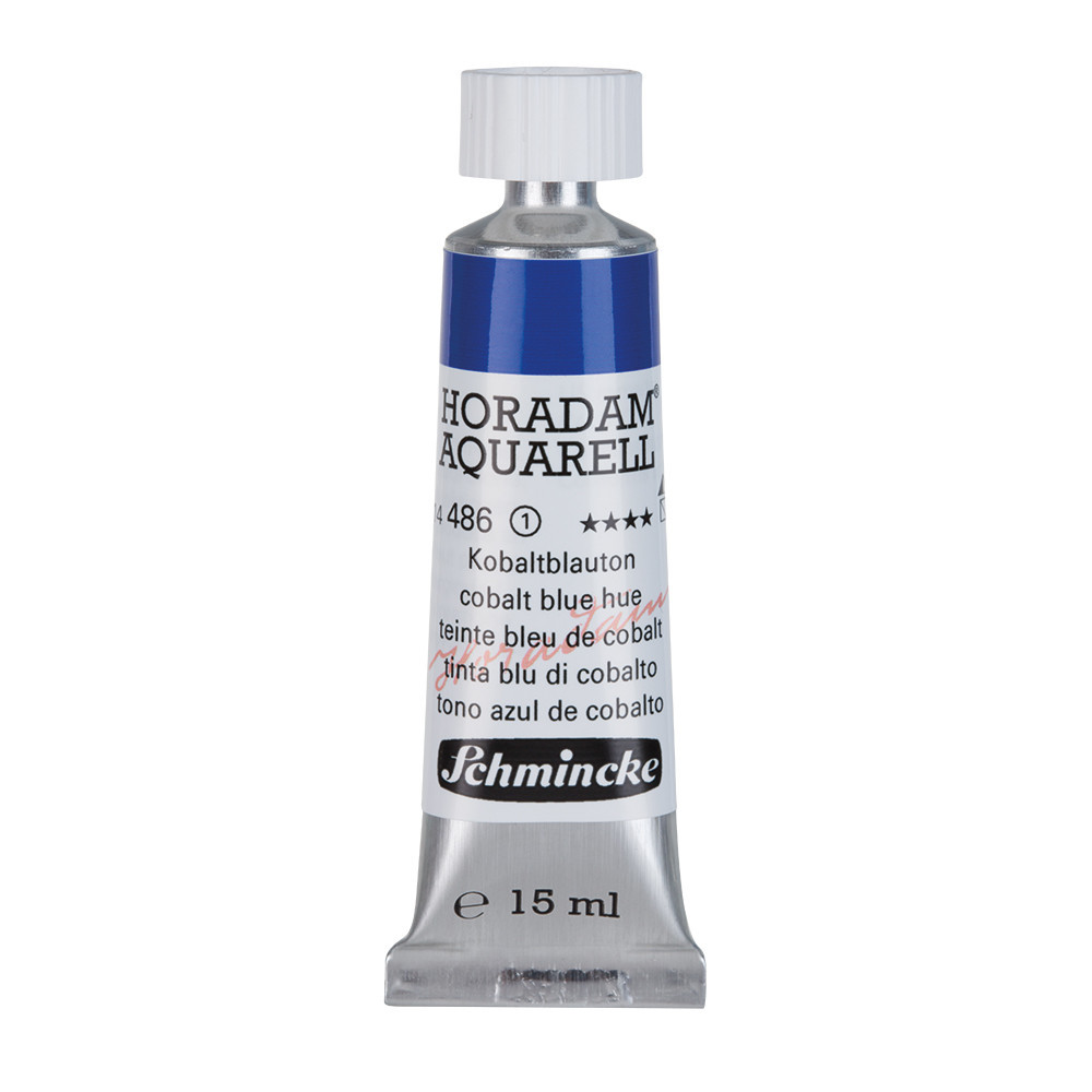 Horadam Aquarell watercolor paint - Schmincke - 486, Cobalt Blue Hue, 15 ml