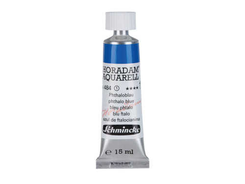Farba akwarelowa Horadam Aquarell - Schmincke - 484, Phthalo Blue, 15 ml