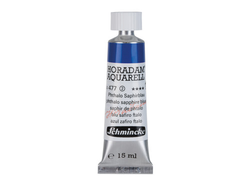Horadam Aquarell watercolor paint - Schmincke - 477, Phthalo Sapphire Blue, 15 ml