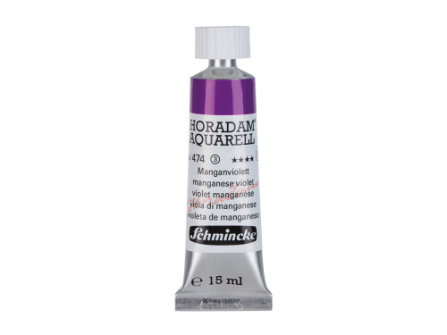 Horadam Aquarell watercolor paint - Schmincke - 474, Manganese Violet, 15 ml