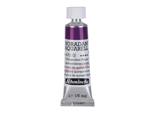 Horadam Aquarell watercolor paint - Schmincke - 472, Quinacridone Purple, 15 ml