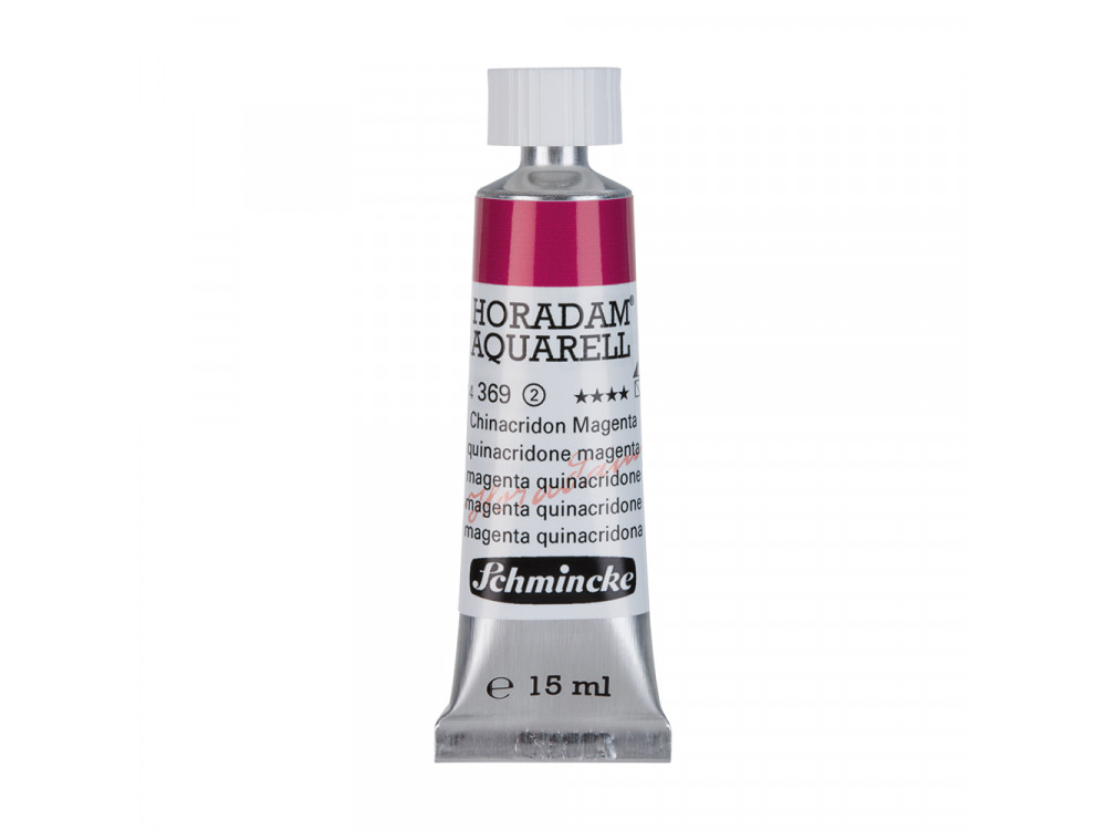 Horadam Aquarell watercolor paint - Schmincke - 369, Quinacridone Magenta, 15 ml