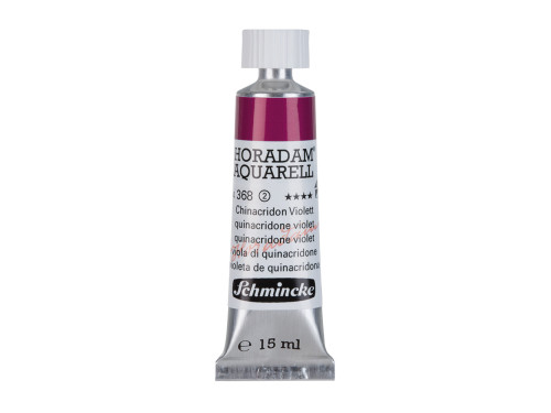 Farba akwarelowa Horadam Aquarell - Schmincke - 368, Quinacridone Violet, 15 ml