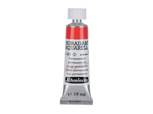 Farba akwarelowa Horadam Aquarell - Schmincke - 361, Permanent Red, 15 ml