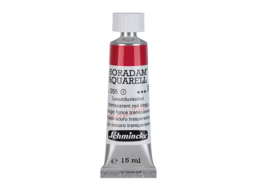 Horadam Aquarell watercolor paint - Schmincke - 355, Transparent Red Deep, 15 ml
