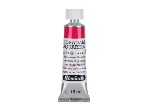 Horadam Aquarell watercolor paint - Schmincke - 353, Permanent Carmine, 15 ml