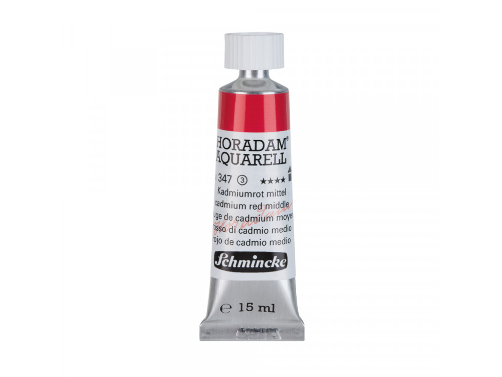 Horadam Aquarell watercolor paint - Schmincke - 347, Cadmium Red Middle, 15 ml