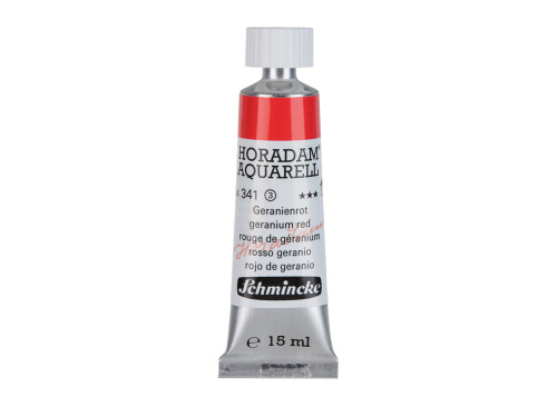Horadam Aquarell watercolor paint - Schmincke - 341, Geranium Red, 15 ml