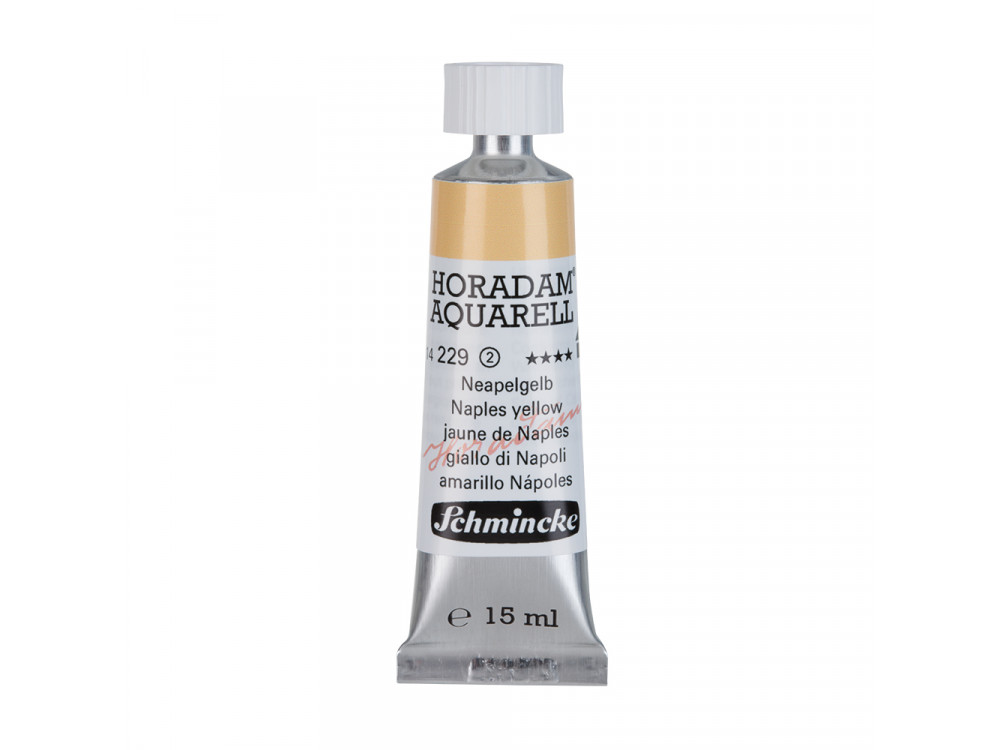 Farba akwarelowa Horadam Aquarell - Schmincke - 229, Naples Yellow, 15 ml