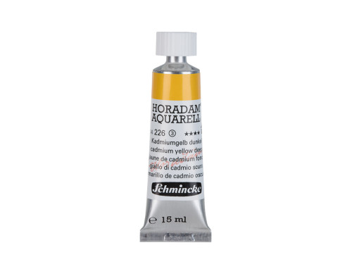 Farba akwarelowa Horadam Aquarell - Schmincke - 226, Cadmium Yellow Deep, 15 ml