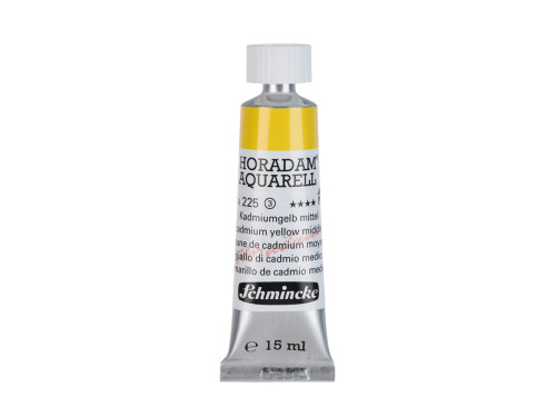 Farba akwarelowa Horadam Aquarell - Schmincke - 225, Cadmium Yellow Middle, 15 ml