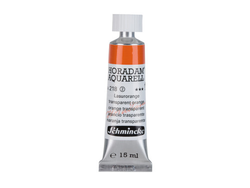 Horadam Aquarell watercolor paint - Schmincke - 218, Transparent Orange, 15 ml