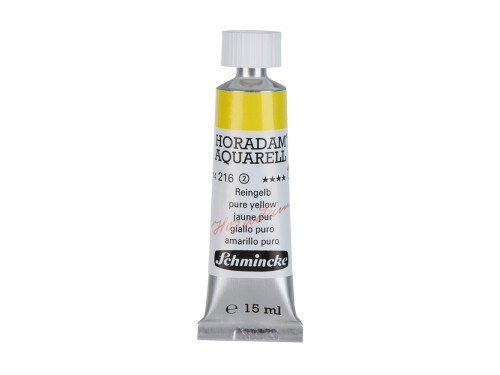Horadam Aquarell watercolor paint - Schmincke - 216, Pure Yellow, 15 ml