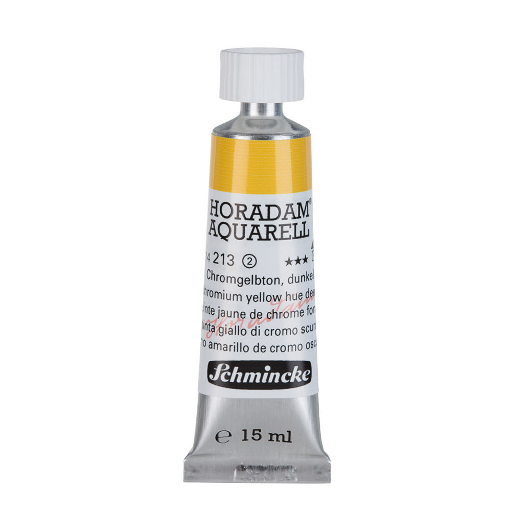 Horadam Aquarell watercolor paint - Schmincke - 213, Chromium Yellow Hue Deep, 15 ml