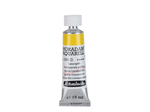 Farba akwarelowa Horadam Aquarell - Schmincke - 209, Transparent Yellow, 15 ml