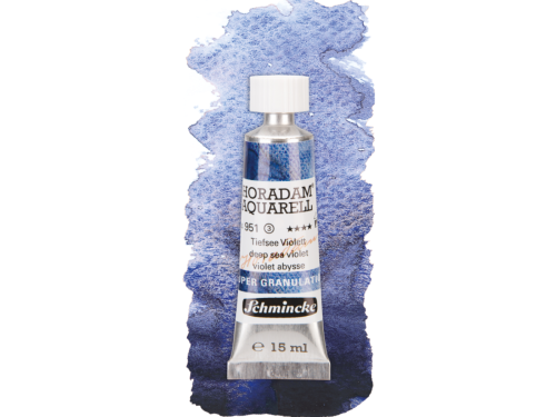 Horadam Aquarell watercolor paint - Schmincke - 951, Deep Sea Violet, 15 ml