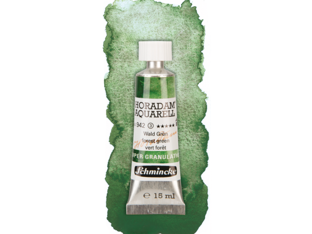 Horadam Aquarell watercolor paint - Schmincke - 942, Forest Green, 15 ml