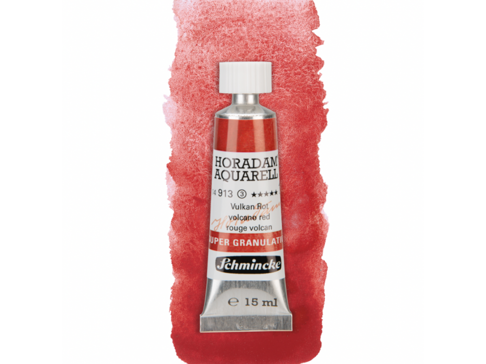 Horadam Aquarell watercolor paint - Schmincke - 913, Volcano Red, 15 ml