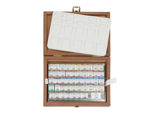 Zestaw akwareli w półkostkach Horadam Aquarell - Schmincke - 48 szt.