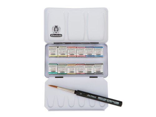 Set of Horadam Aquarell watercolor paints - Schmincke - 12 pcs