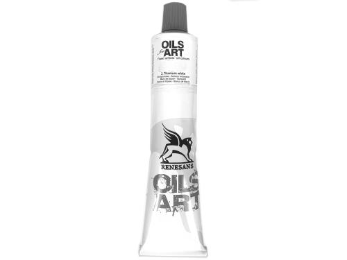 Oil-color Olej For Art - Renesans - 02, Titanium White, 140 ml