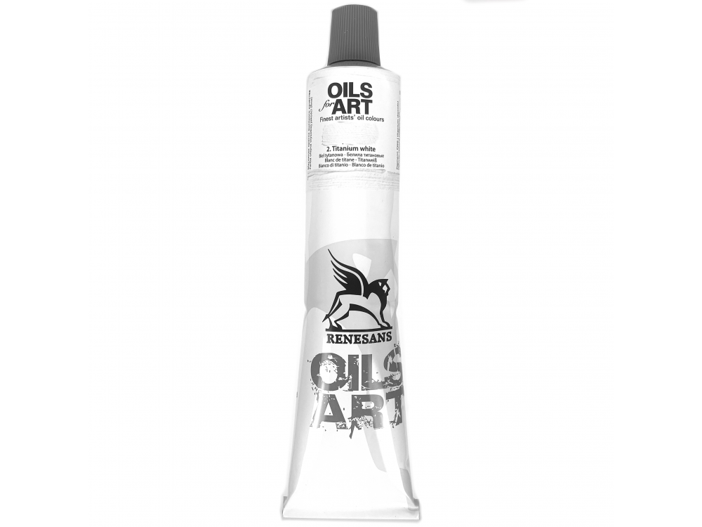 Oil-color Olej For Art - Renesans - 02, Titanium White, 140 ml