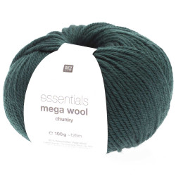 Essentials Mega Wool Chunky yarn - Rico Design - Ivy, 100 g