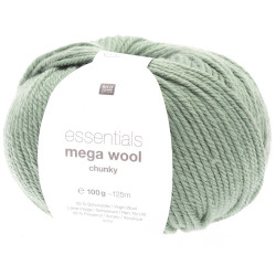 Essentials Mega Wool Chunky yarn - Rico Design - Patina, 100 g