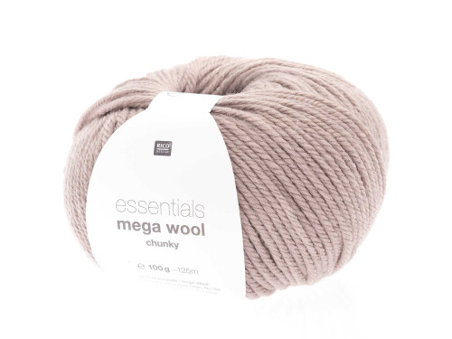 Włóczka Essentials Mega Wool Chunky - Rico Design - Mauve, 100 g