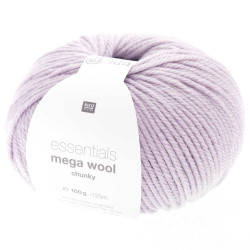 Essentials Mega Wool Chunky yarn - Rico Design - Lavender, 100 g