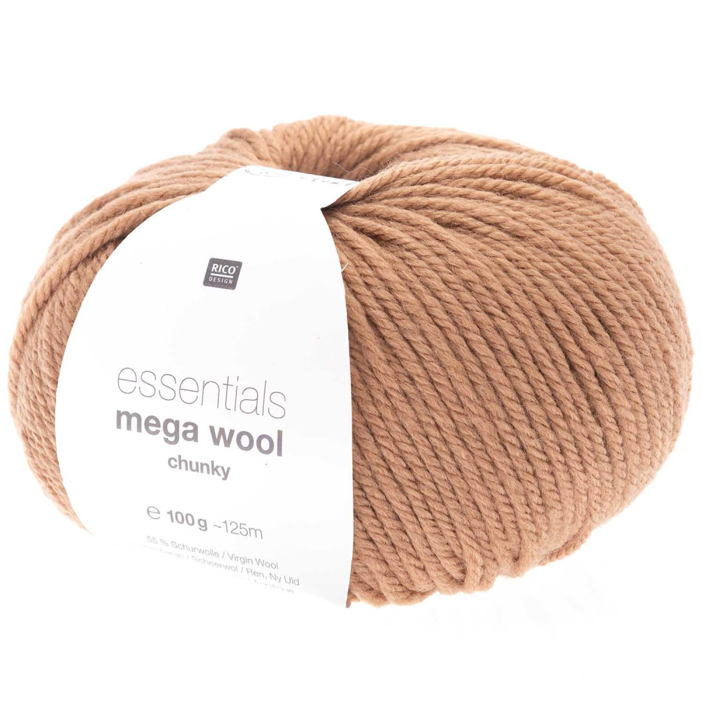 Włóczka Essentials Mega Wool Chunky - Rico Design - Smokey Pink, 100 g