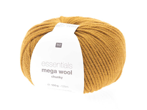 Włóczka Essentials Mega Wool Chunky - Rico Design - Saffron, 100 g