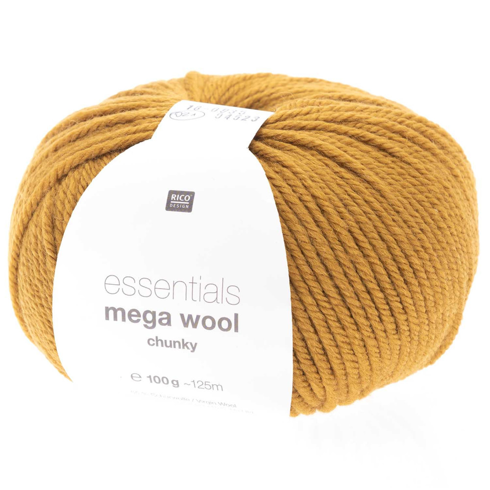 Włóczka Essentials Mega Wool Chunky - Rico Design - Saffron, 100 g