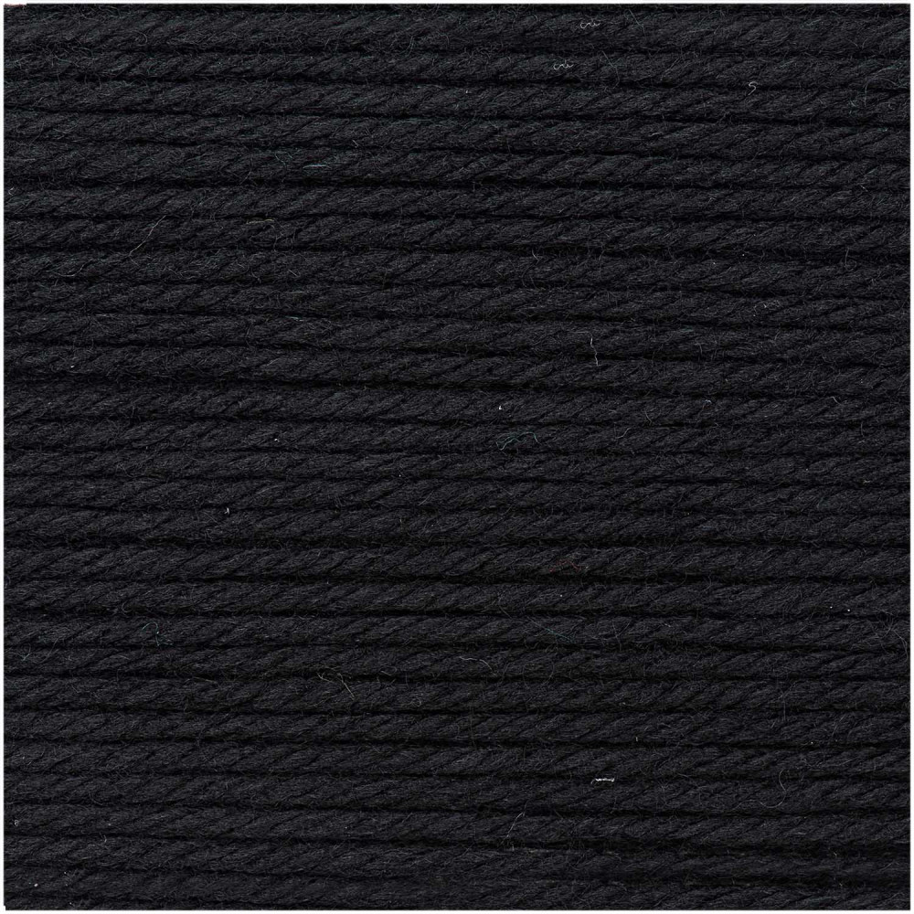 Essentials Mega Wool Chunky yarn - Rico Design - Black, 100 g