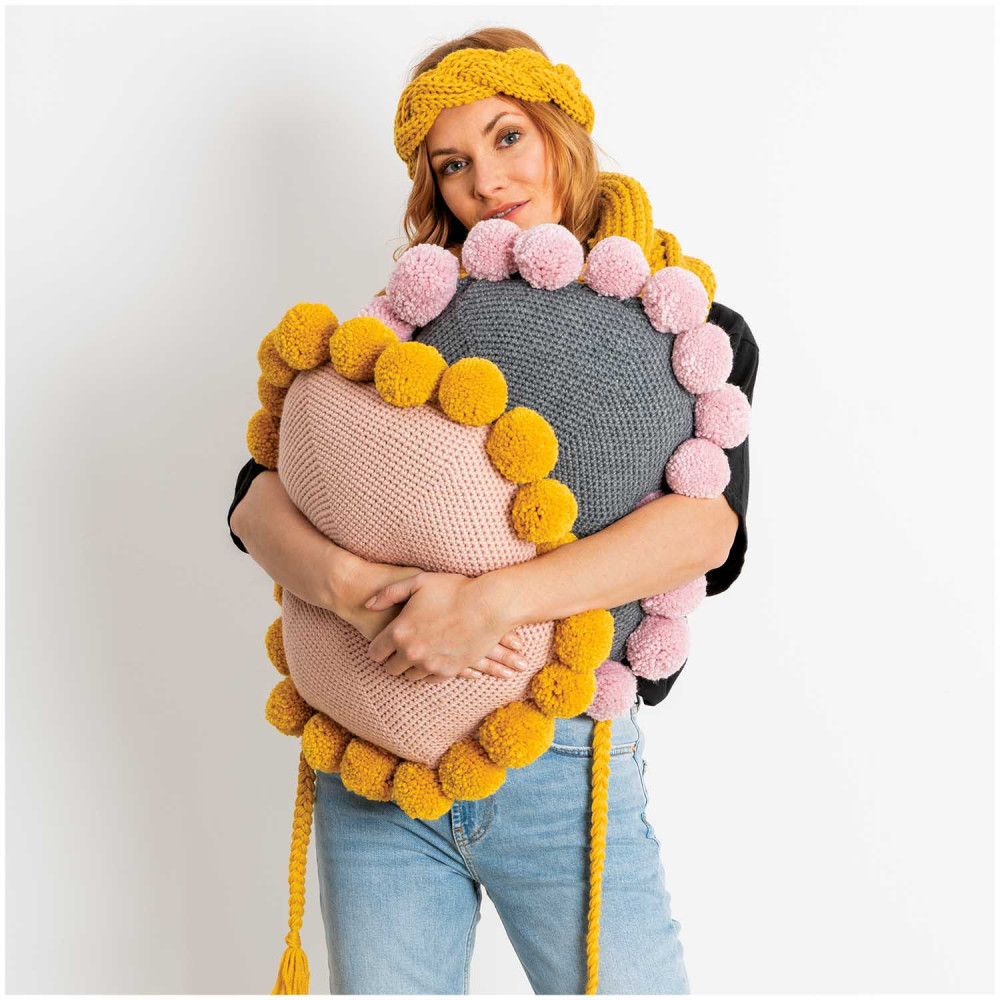 Włóczka Essentials Mega Wool Chunky - Rico Design - Smokey Pink, 100 g