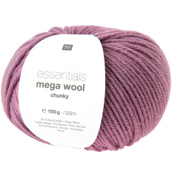 Włóczka Essentials Mega Wool Chunky - Rico Design - Lilac, 100 g