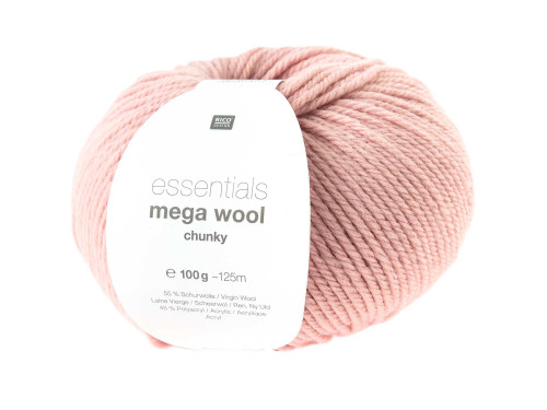 Włóczka Essentials Mega Wool Chunky - Rico Design - Pink, 100 g