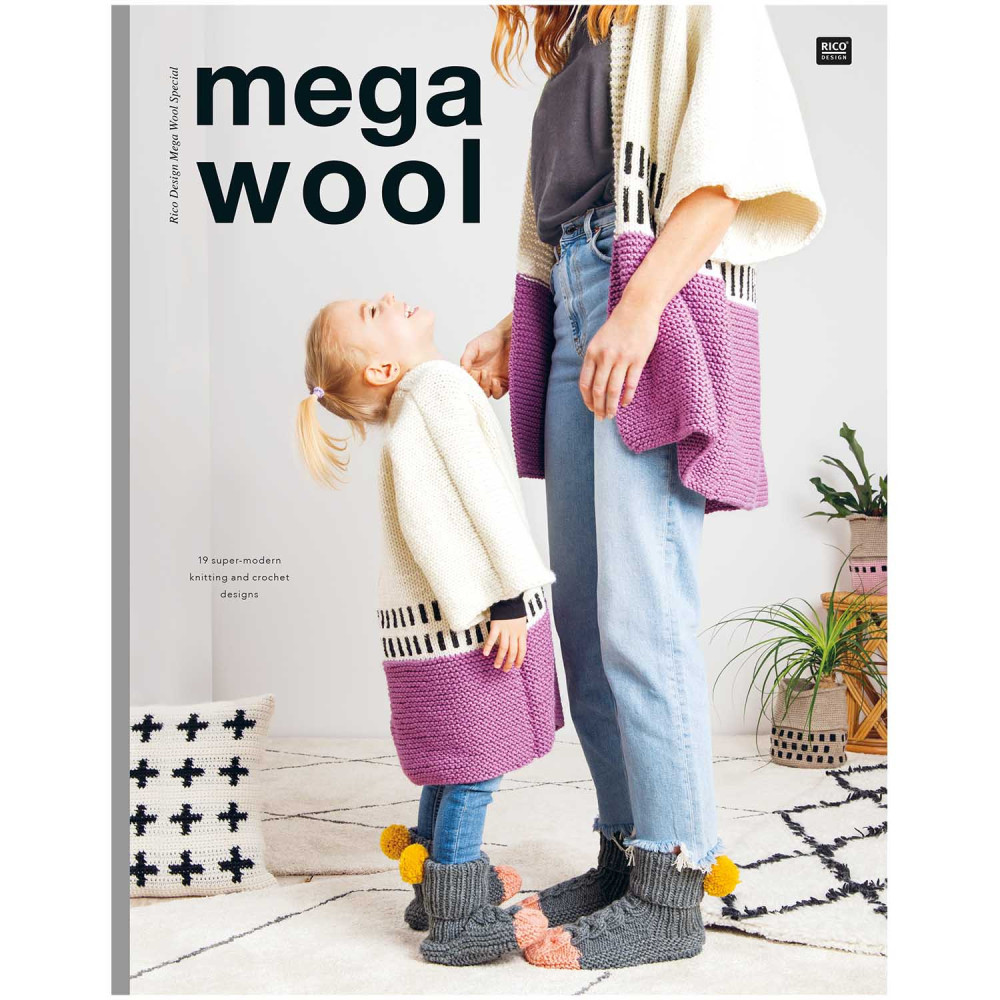 Booklet, instructions Mega Wool - Rico Design - 19 designs