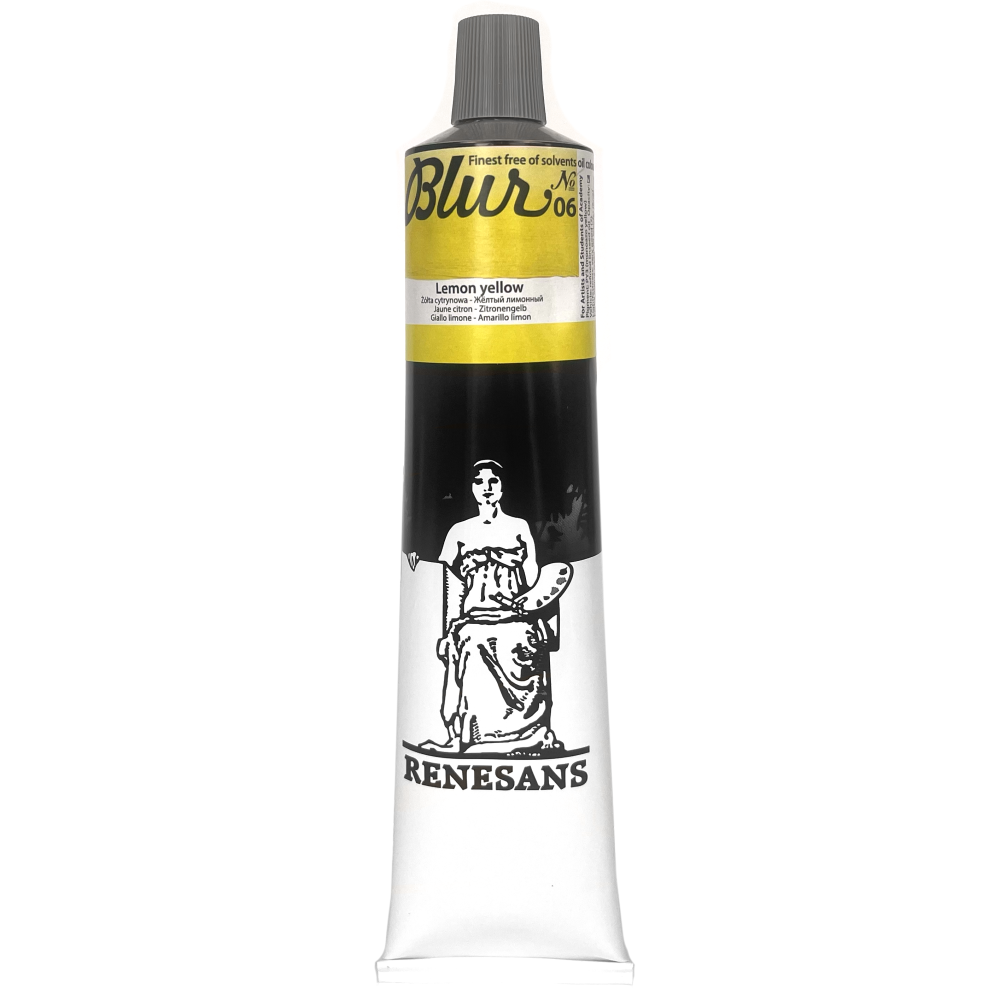Oil paint Blur - Renesans - 06, Lemon Yellow, 200 ml
