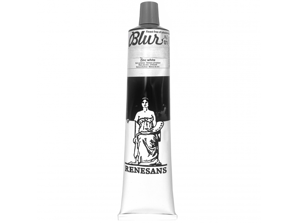 Farba olejna Blur - Renesans - 01, zinc white, 200 ml