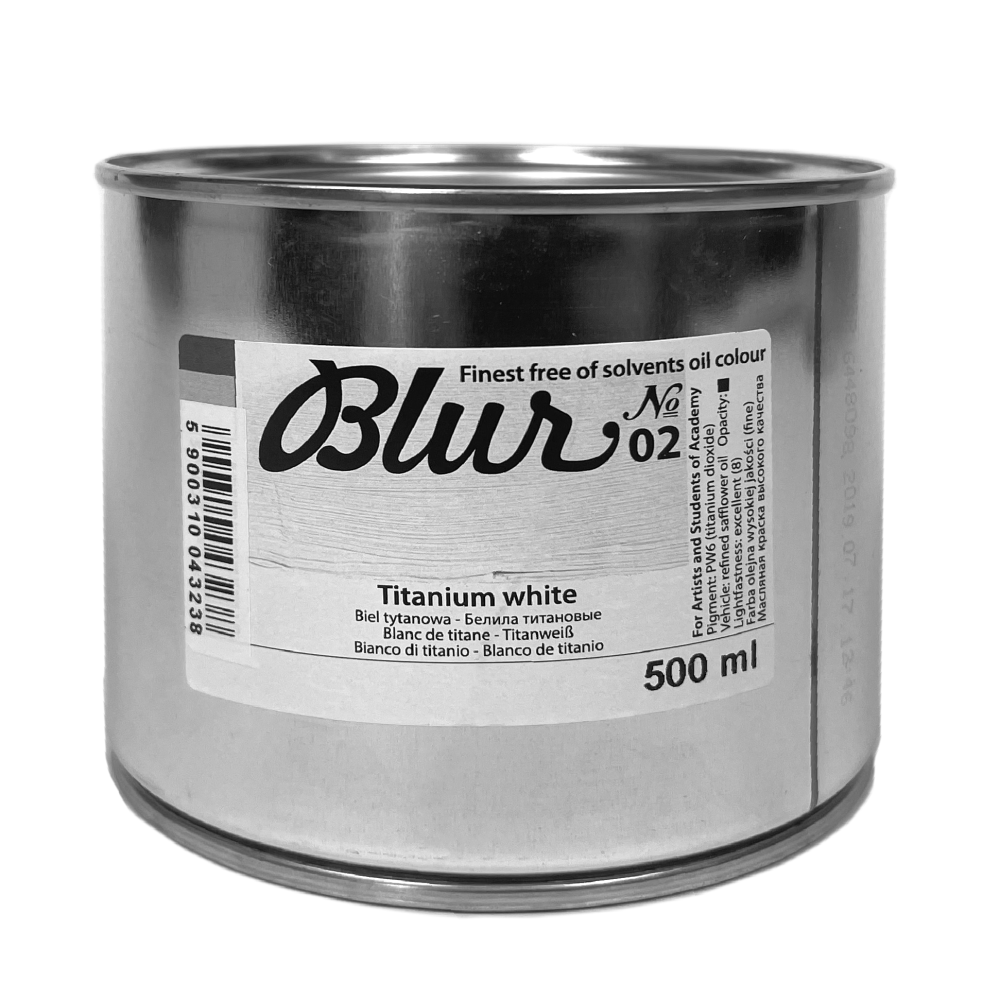 Oil paint Blur - Renesans - Titanium White, 500 ml