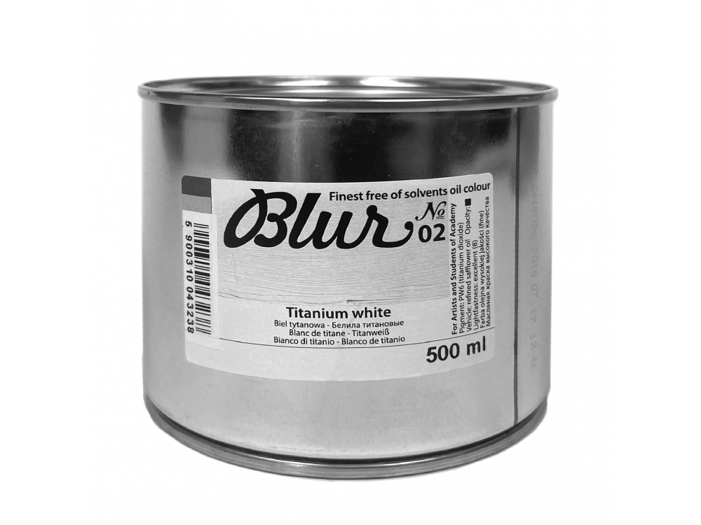 Farba olejna Blur - Renesans - 02, titanium white, 500 ml