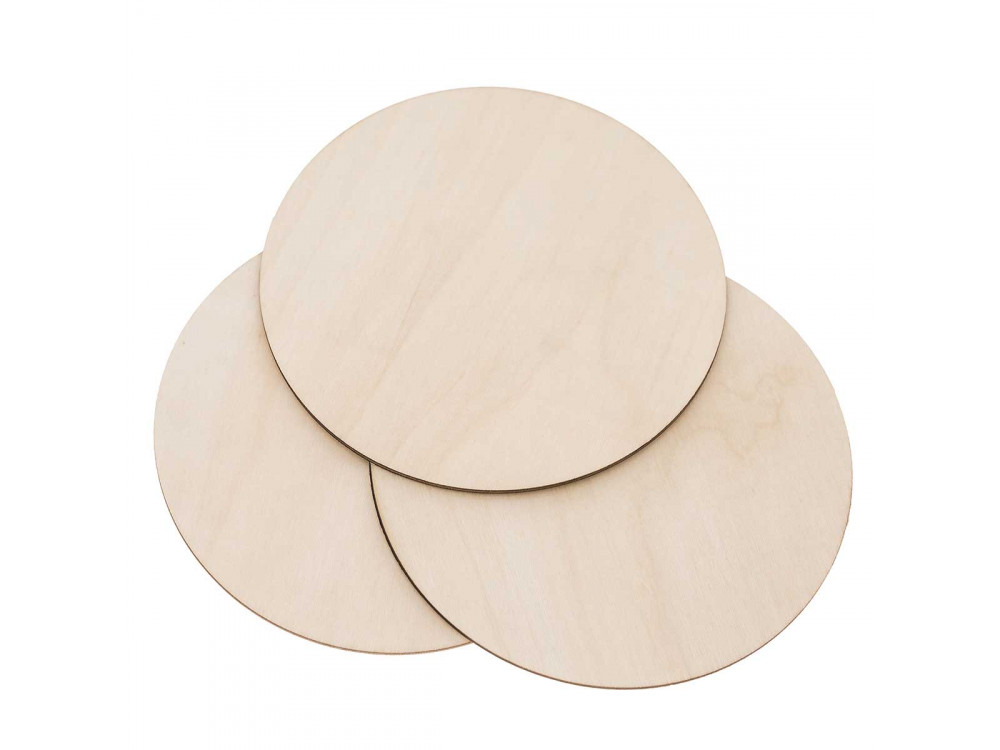 Drewniane kółka - DpCraft - 16,5 cm, 3 szt.
