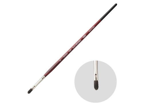 Pędzel koci język, mieszany, Black Resable, seria 700F - Holbein - nr 2