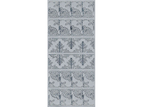 Sticker - Corners 145 silver