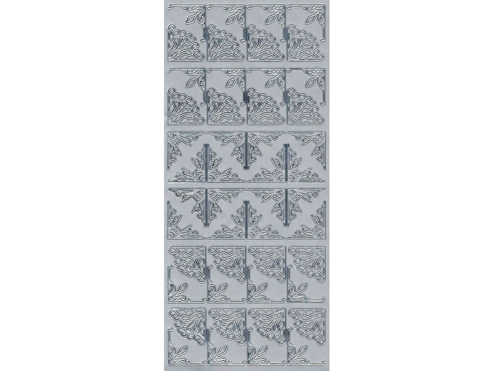 Sticker - Corners 145 silver