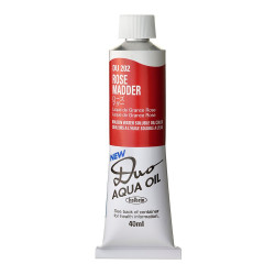Duo Aqua water soluble oil paint - Holbein - 202, Rose Madder, 40 ml