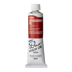 Duo Aqua water soluble oil paint - Holbein - 209, Anthraquinone Red, 40 ml